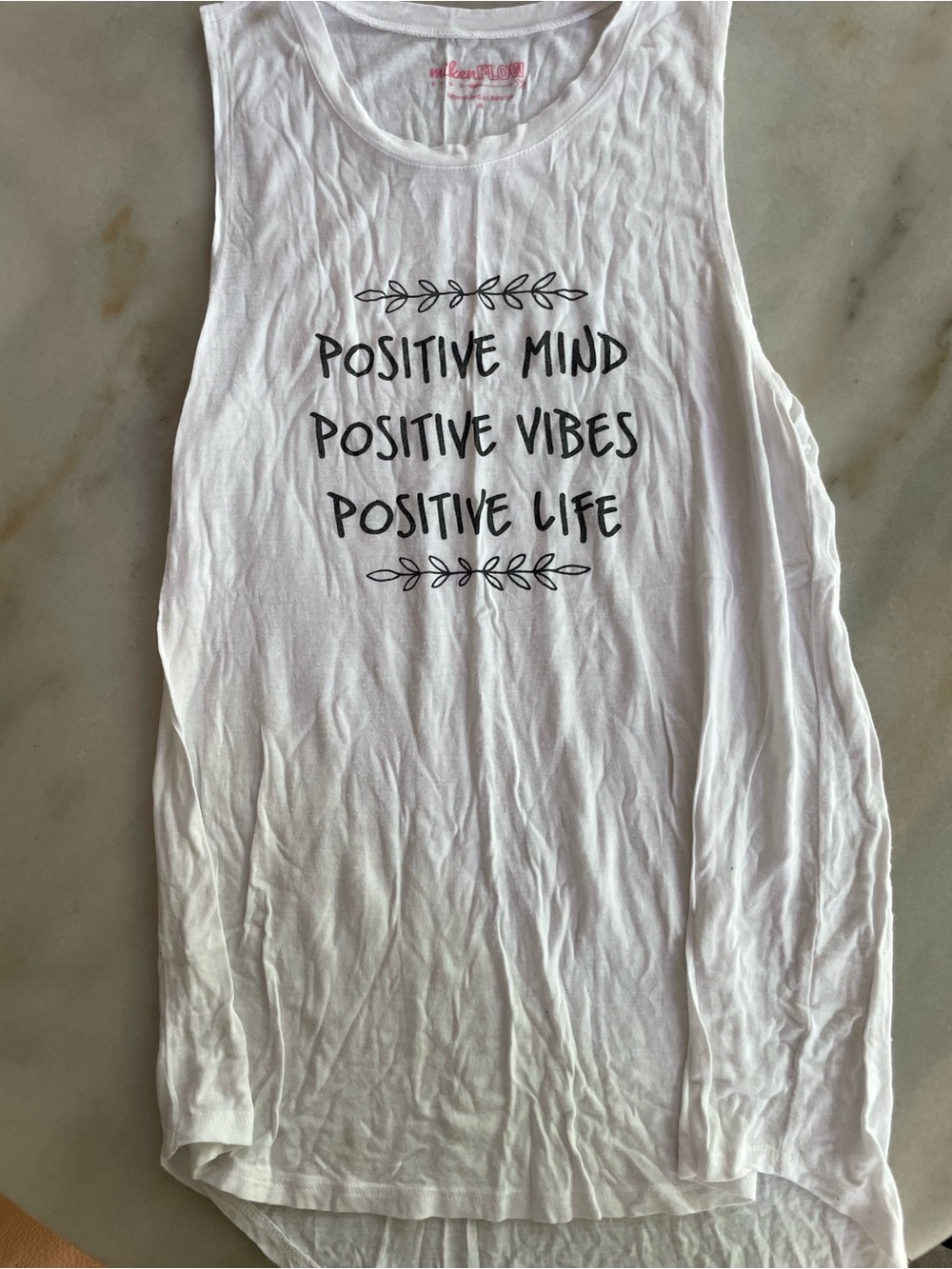 Miken White Tank positive size M